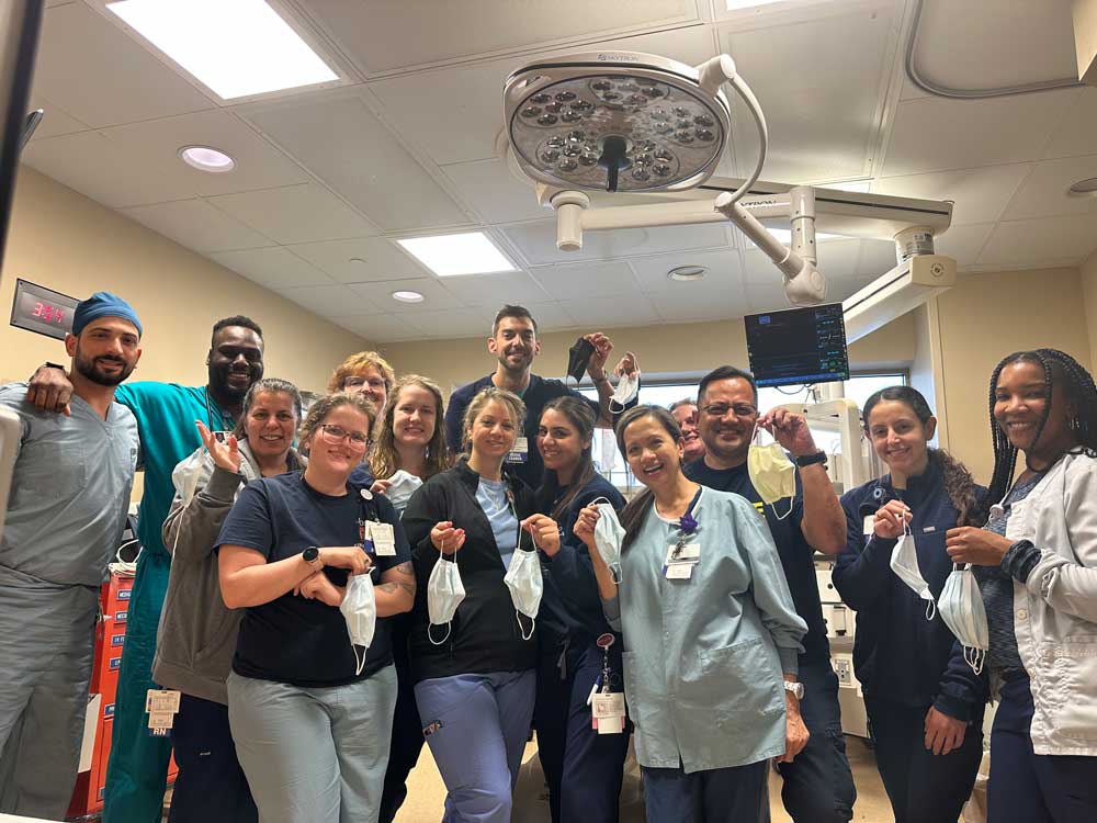 Emergency Department staff from Trinity Health Livonia